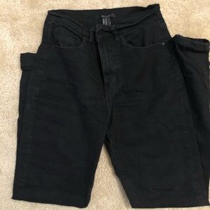 Forever21 Black Cotton/ spandex Jeans